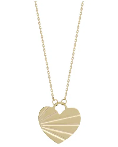 Italian Gold 14k  Heart Necklace