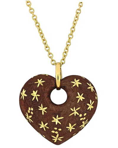 Italian Gold 14k  Heart Necklace