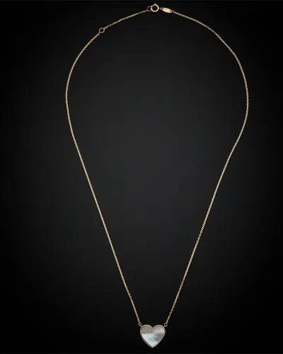 Italian Gold 14k  Heart Pendant Necklace