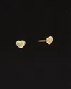 ITALIAN GOLD 14K ITALIAN GOLD HEART STUDS