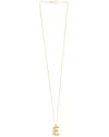 Italian Gold 14k  Helium Initial Necklace