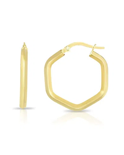 Italian Gold Hexi Hoops