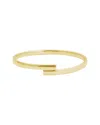 Italian Gold Hinge Bangle Bracelet