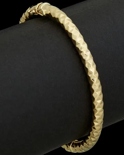 Italian Gold Hinged Bangle