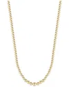 Italian Gold Hollow Ball Chain Necklace