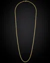 Italian Gold Hollow Rope Necklace