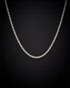 Italian Gold 14k  Hollow Rope Necklace