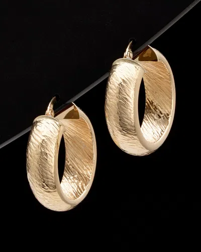Italian Gold 14k  Hoops