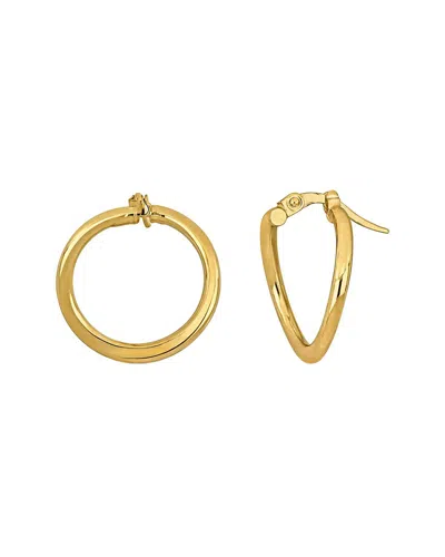 Italian Gold 14k  Hoops
