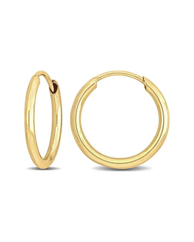 Italian Gold 14k  Hoops