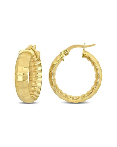 Italian Gold 14k  Hoops