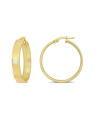 Italian Gold 14k  Hoops