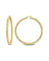 Italian Gold 14k  Hoops