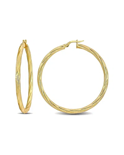 Italian Gold 14k  Hoops