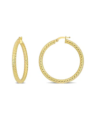 Italian Gold 14k  Hoops
