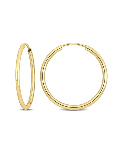 Italian Gold 14k  Hoops