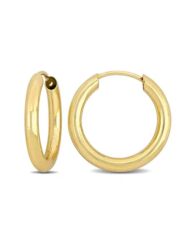 Italian Gold 14k  Hoops