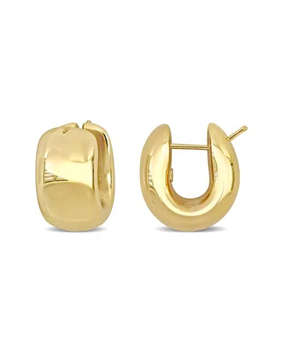 Italian Gold 14k  Hoops