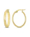 Italian Gold 14k  Hoops