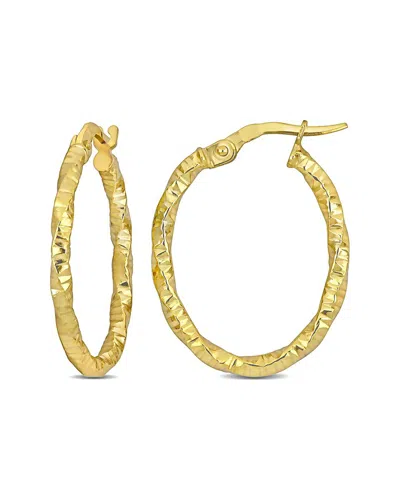 Italian Gold 14k  Hoops