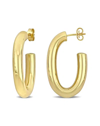 Italian Gold 14k  Hoops