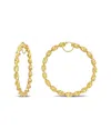 Italian Gold 14k  Hoops
