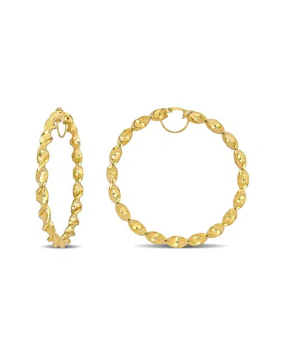 Italian Gold 14k  Hoops