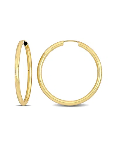 Italian Gold 14k  Hoops