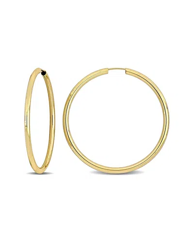 Italian Gold 14k  Hoops