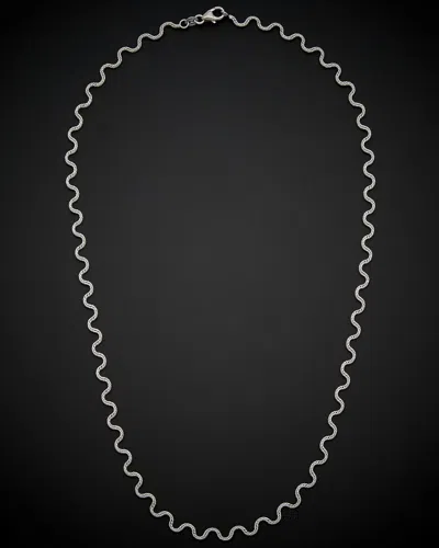 Italian Gold Horizon Necklace