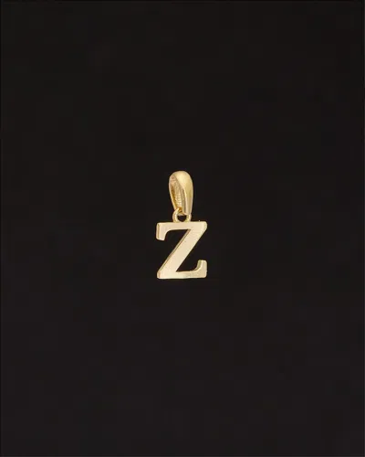 Italian Gold 14k  Initial Pendant