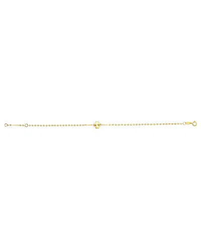Italian Gold Clover Bracelet