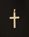 Italian Gold 14k  Large Cross Pendant
