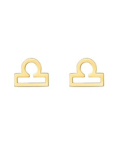 Italian Gold 14k  Libra Earrings