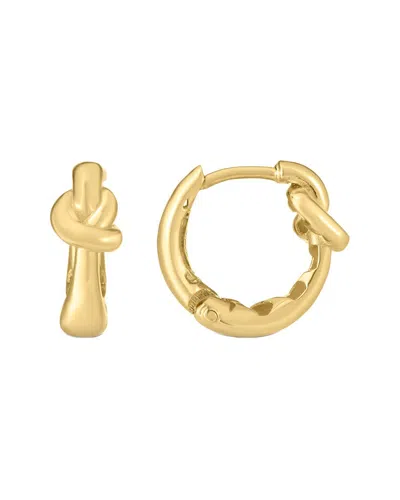 Italian Gold 14k  Love Knot Hoops