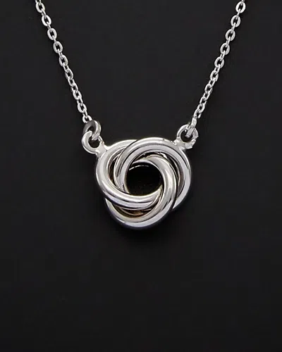 Italian Gold Love Knot Necklace