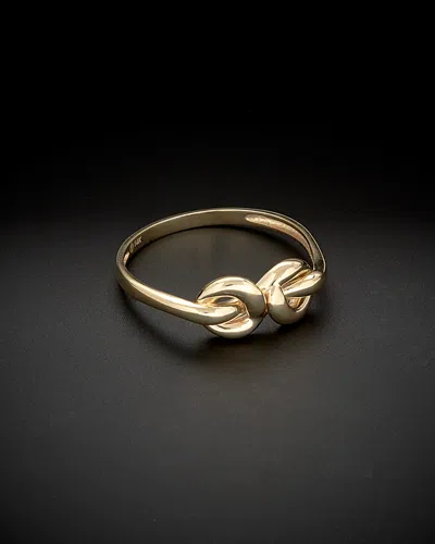 Italian Gold Love Knot Ring