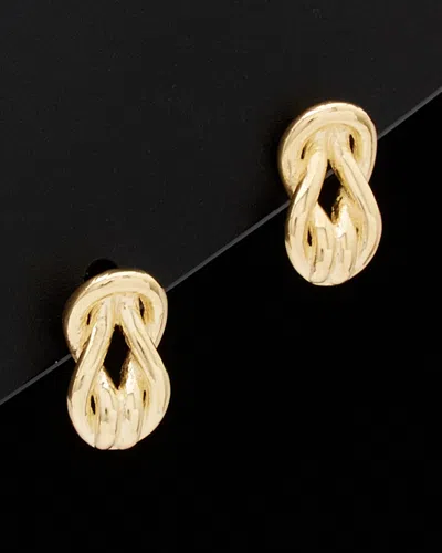 Italian Gold Love Knot Studs