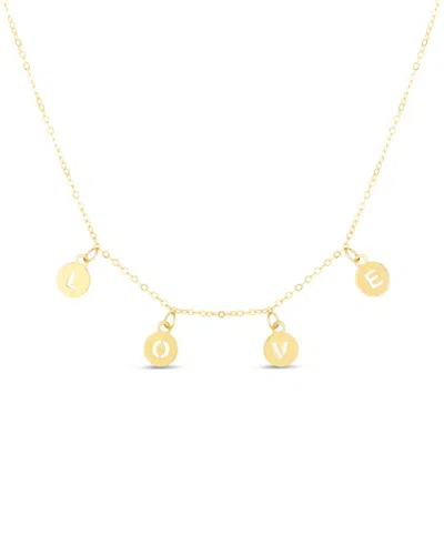 Italian Gold Love Necklace