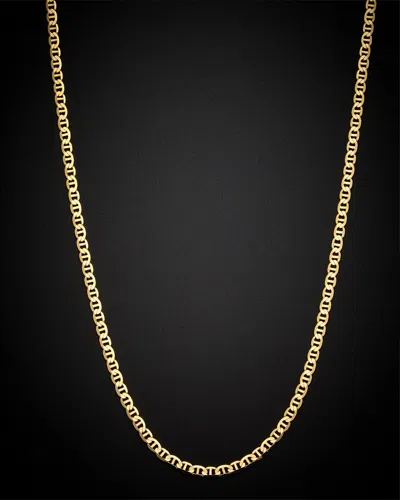 Italian Gold Mariner Link Necklace