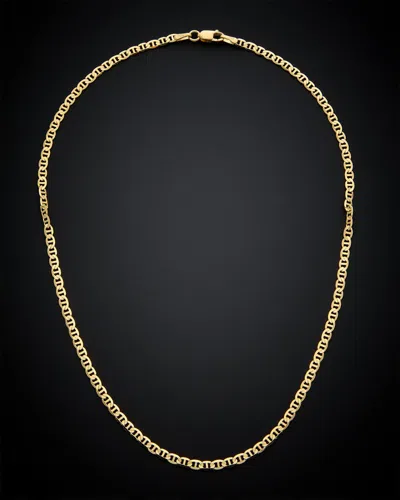 Italian Gold Mariner Link Necklace