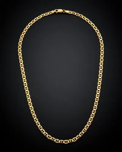 Italian Gold Mariner Link Necklace