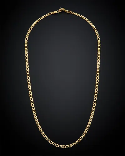 Italian Gold Mariner Link Necklace