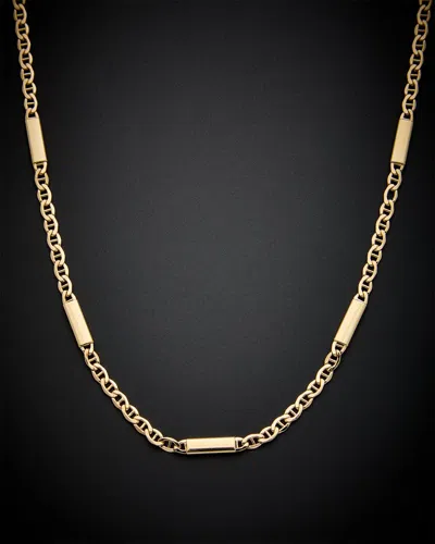 Italian Gold Mariner Link Necklace