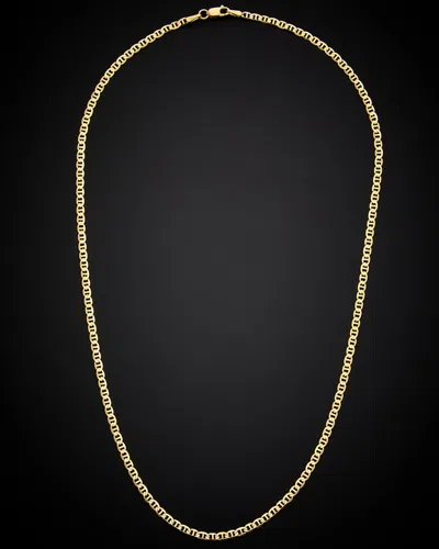 Italian Gold Mariner Link Necklace In Gold