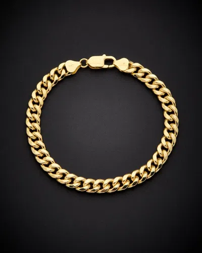 Italian Gold Miami Cuban Link Bracelet
