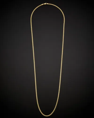 Italian Gold Miami Cuban Link Necklace