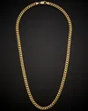 Italian Gold Miami Cuban Link Necklace