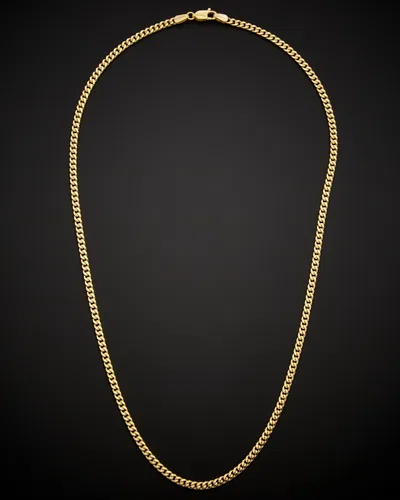 Italian Gold Miami Cuban Link Necklace