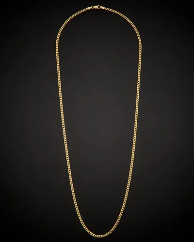Italian Gold Miami Cuban Link Necklace
